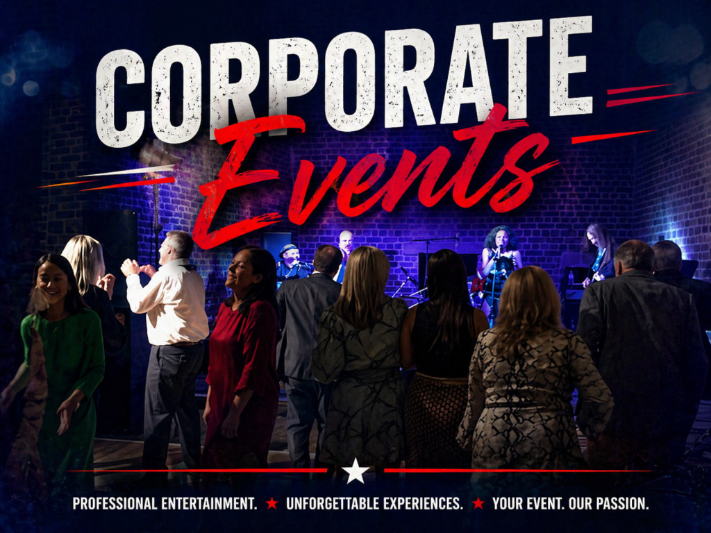 corporate event band near me